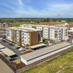 Allure Apartments Multi Family Residential Construction General Contractor Near Me Modesto Stockton Aerial Complex View Side